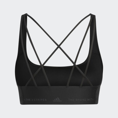 ADIDAS AM 3S BRA, White Women's Sports Bras