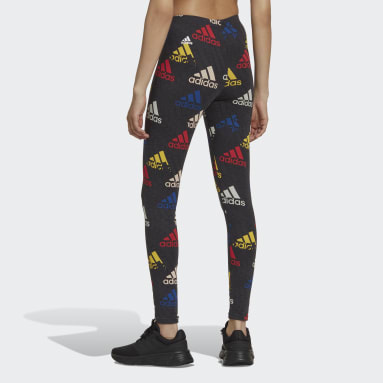 Ženy Sportswear šedá Legíny Essentials Multi-Colored Logo