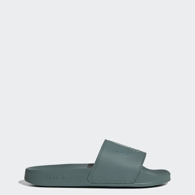 ผู้ชาย Originals สีเขียว รองเท้าแตะ Adilette Lite