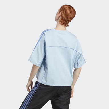 Remera Archive Cut Line Azul Mujer Originals