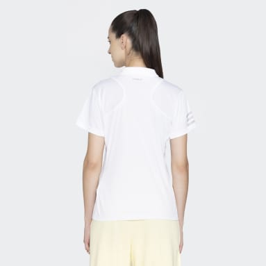 Women Tennis White CLUB POLO TEE