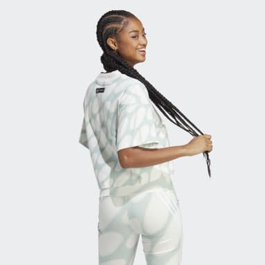 ผู้หญิง Sportswear สีขาว เสื้อยืด Marimekko Future Icons 3-Stripes