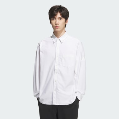 adidas ホワイト ブルー 長袖シャツ M 楽天市場】アディダス adidas ポロシャツ 長袖 メンズ 25FW
