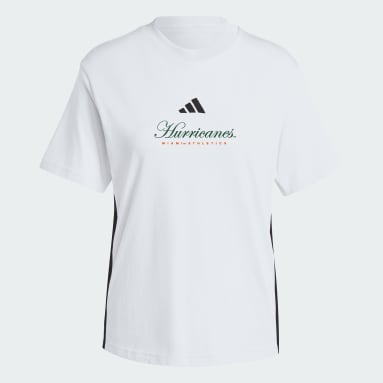 Miami Hurricanes Essentials 3-Stripes Tee