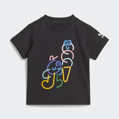 Ensemble short et t-shirt adidas x James Jarvis Noir Enfants Originals