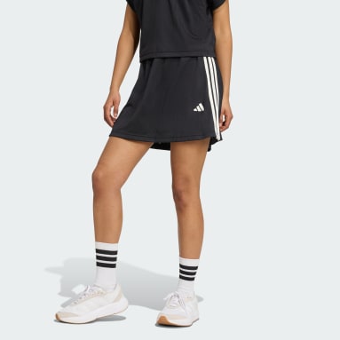 Stadium 3-Stripes tennisinspirerad jacquardkjol med shorts