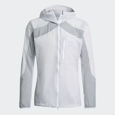 Chaqueta Marathon Adizero Blanco Hombre Running