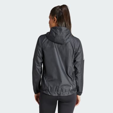 Black Running adidas | Jackets US