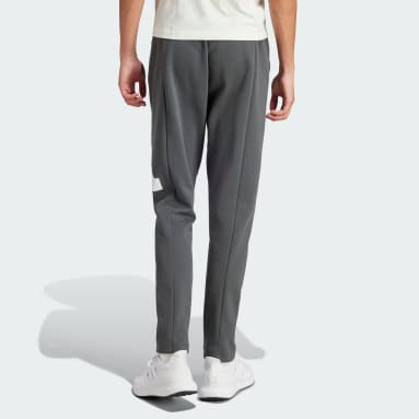 Pantalon gris sales adidas hombre