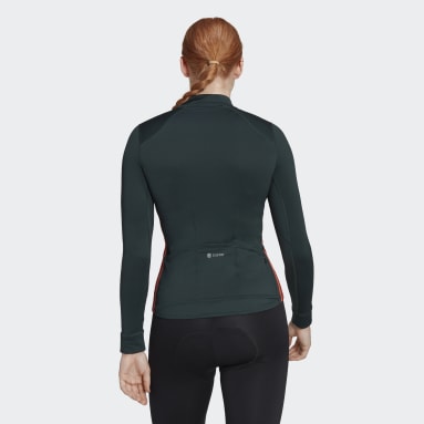 Women Cycling Green The COLD.RDY Long Sleeve Cycling Jersey