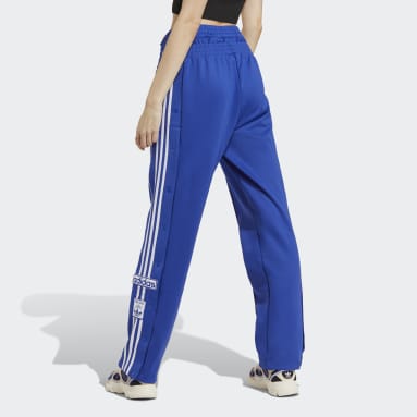 adidas Originals Fashion League Wide Leg Track Pants In Bright Blue | Lyst