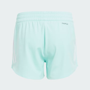Mädchen Fitness & Training AEROREADY 3-Streifen Knit Shorts Türkis