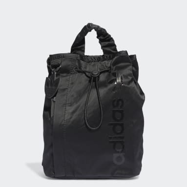 Women Originals Black Satin Mini Bucket Backpack