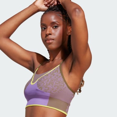 Dames adidas by Stella McCartney adidas by Stella McCartney TrueStrength Seamless Medium-Support Yoga Sportbeha