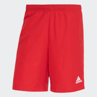 Shorts Tejido Plano AEROREADY Rojo Hombre Training