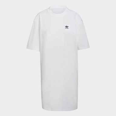 Adicolor Classics Big Trefoil Tee Kjole Hvit