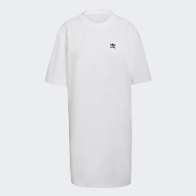 Robe t-shirt Adicolor Classics Big Trefoil Blanc Femmes Originals