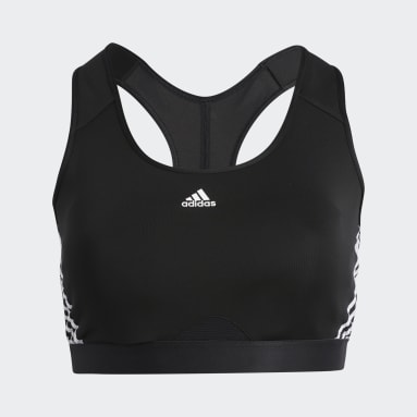 TOUT DOIT DISPARAITRE Adidas PERFORMANCE GL0591 - Brassière Femme  black/grefou/white - Private Sport Shop