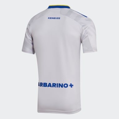 Camiseta Visitante Boca Juniors 21/22 Gris Hombre Fútbol