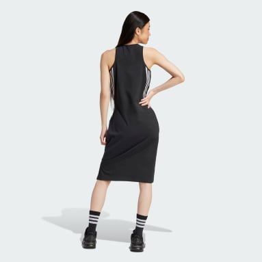 Frauen Sportswear Future Icons 3-Streifen Kleid Schwarz