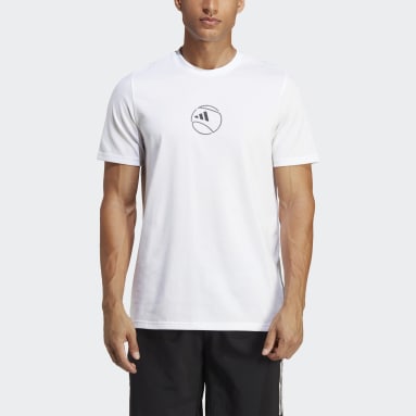 Camiseta de Tenis AEROREADY Estampada Blanco Hombre Tennis