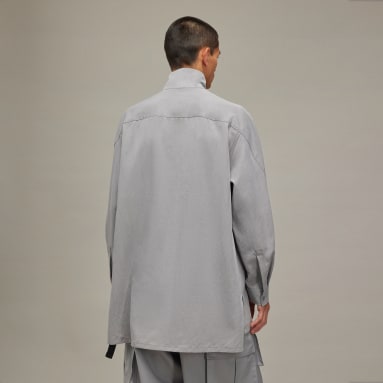 เสื้อโอเวอร์เชิ้ตผ้าทวิลฟอก Y-3