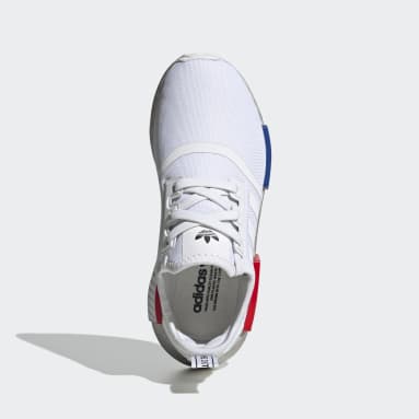 Youth 8-16 Years Originals White NMD_R1 Refined Shoes
