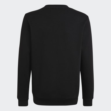 키즈 Lifestyle Black 아디컬러 크루 스웨트셔츠