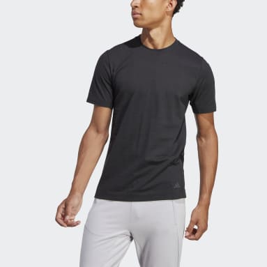 Polo de Entrenamiento Yoga Negro Hombre Studio