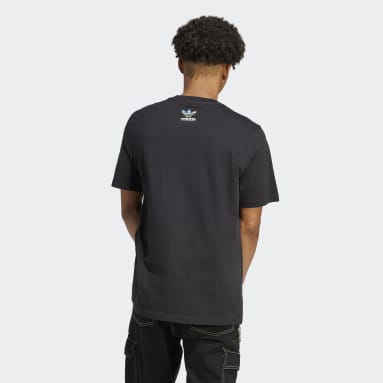 T-shirt graphique Metaverse noir Hommes Originals