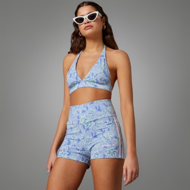 Printed Shorts Blue, Shorts