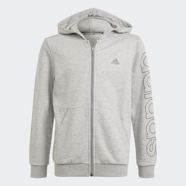 Jungen Sportswear Essentials Kapuzenjacke Grau