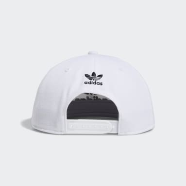 Men's Originals White Trefoil Snapback Hat