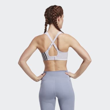 Women Gym & Training Purple TLRD 임팩트 트레이닝 하이 서포트 브라