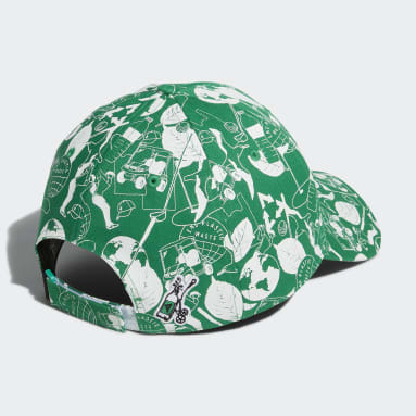 Men Golf Green Monogram Cap