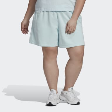 Frauen Originals adicolor Essentials Shorts – Große Größen Blau