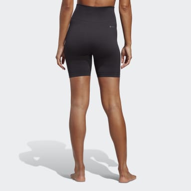 Ženy Joga černá Legíny Yoga Studio AEROKNIT Bike Short