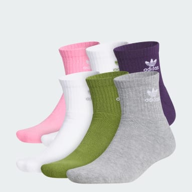 Trefoil Quarter Socks 6 Pairs