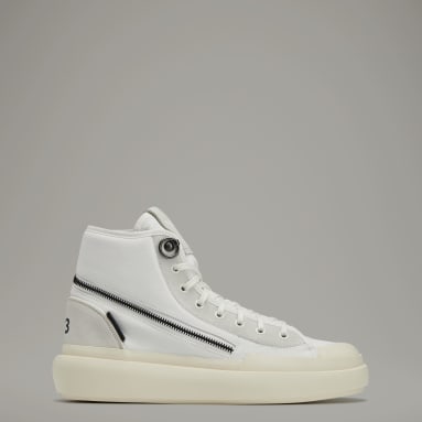 Y-3 Ajatu Court High Shoes Bialy