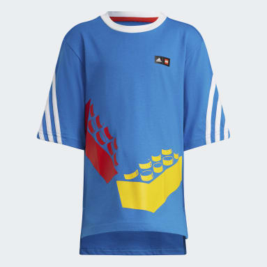 Kinder Sportswear adidas x Classic LEGO T-Shirt Blau