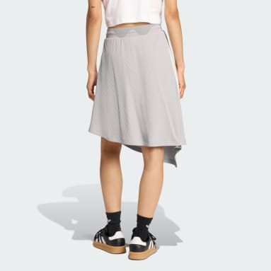 falda ASIMÉTRICA adidas ORIGINALS DE TEJIDO WAFFLE