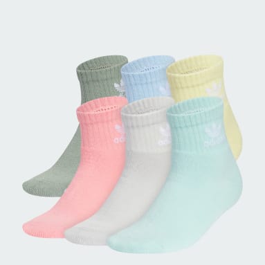 Trefoil Quarter Socks 6 Pairs