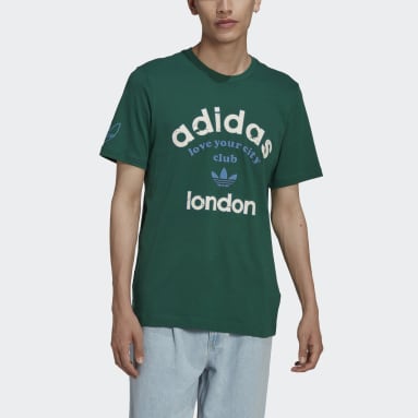 Männer Originals London Collegiate City T-Shirt Grün