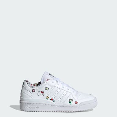 키즈 originals White 아디다스 오리지널스 x 헬로키티 포럼