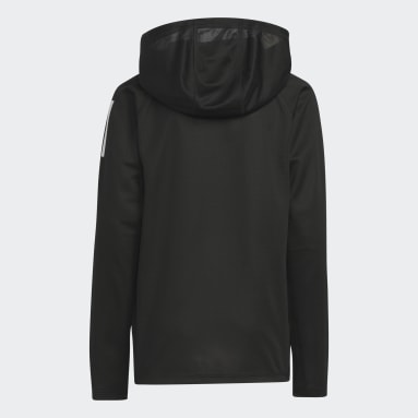 Camisola com Capuz Preto Rapazes Golfe