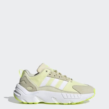 adidas yellow trainers womens