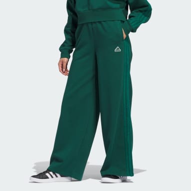 Green adidas sweatpants womens best sale