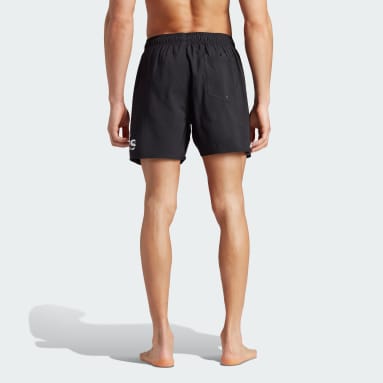 Men Sportswear Black Big Logo CLX Short-Length Swim Shorts