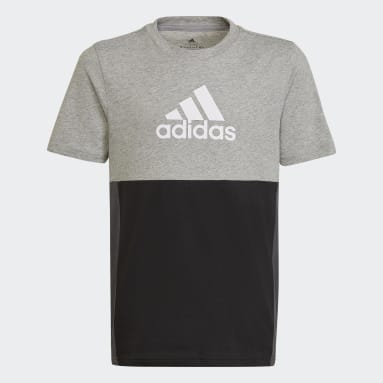 Colourblock T-skjorte Grå