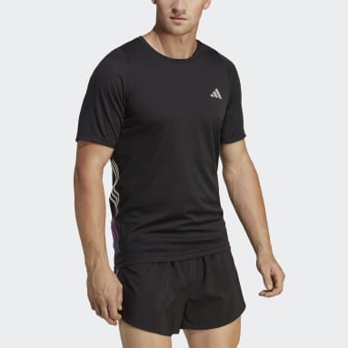 Polo Run Icons 3 Tiras Negro Hombre Running